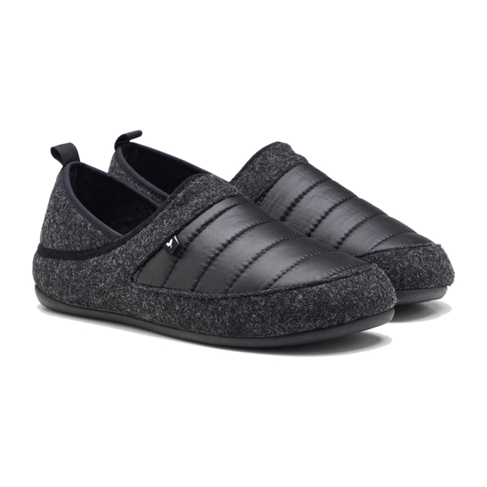 Zapatillas De Casa Lund Dual Fit Man Negro