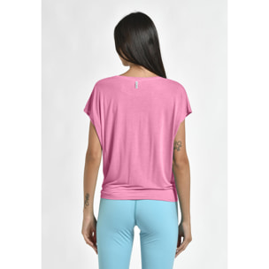 DEHA - T-shirt KNOT VISCOSE T-SHIRT in Viscosa per donna