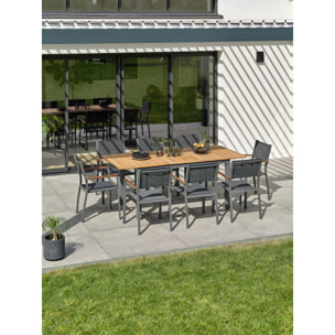 ORSINO - Ensemble repas de jardin 8 places - Acacia