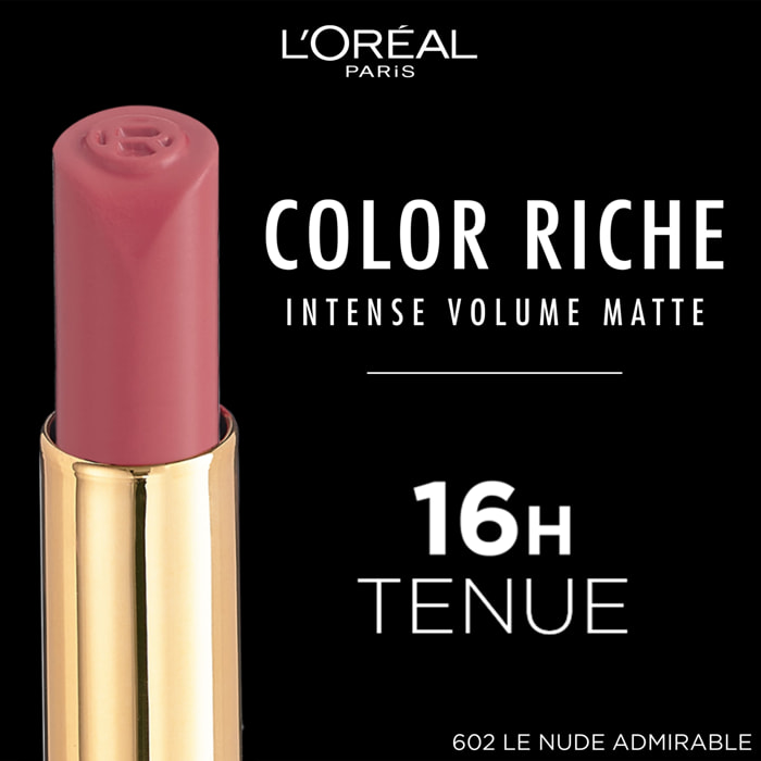 L'Oréal Paris Color Riche Intense Volume Matte 602 Le Nude Admirable