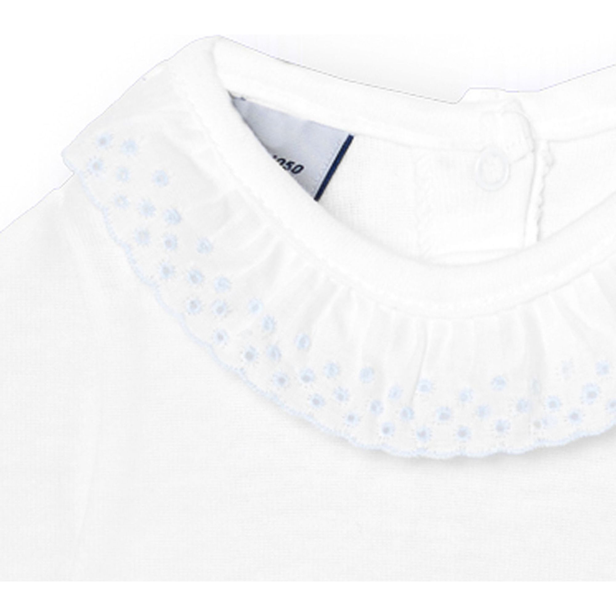 Body bebé manga corta cuello batista