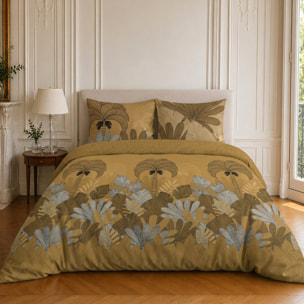 Parure housse de couette 100% microfibre motif tropical - THE PALM