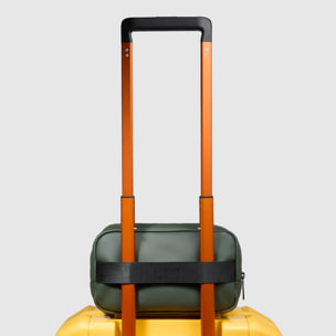 Piquadro Beauty case in tessuto gommato resistente all'acqua a due scomparti