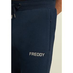 Pantaloni in felpa con inserti rigati