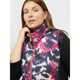 Fiorella Rubino - Piumino smanicato reversibile in Sorona® Aura - Fucsia