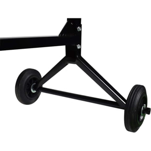 Betoniera Elettrica 140 Litri 550 Watt Impastatrice Miscelatore Cemento Con 2 Ruote Certificazione CE Telaio In Acciaio Per Malta Calcestruzzo 30 RPM