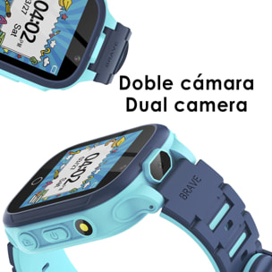 Orologio da gioco per bambini smartwatch S23, con 14 giochi, doppia fotocamera per foto e video.