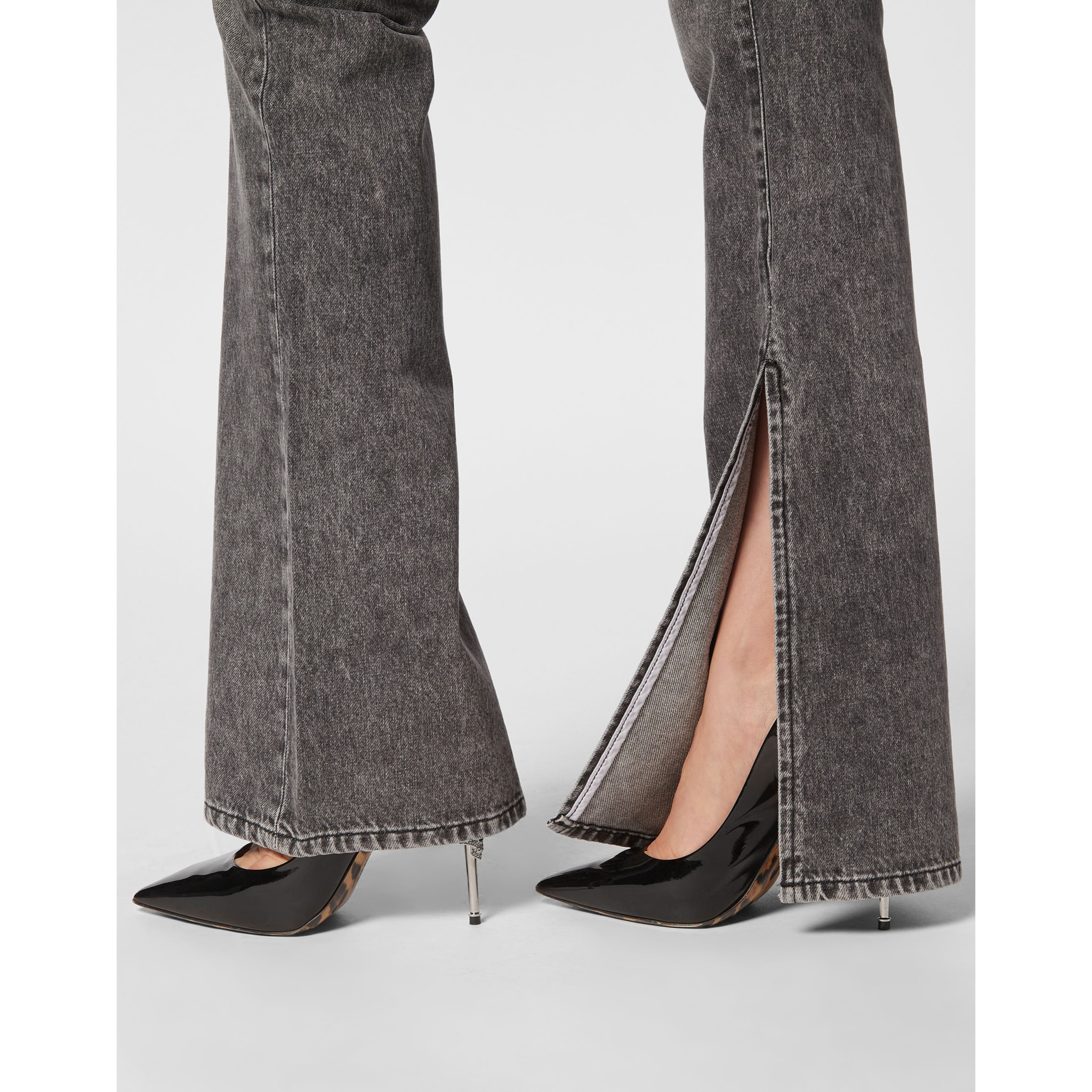 PHILIPP PLEIN Jeans taglio Flare SKULL