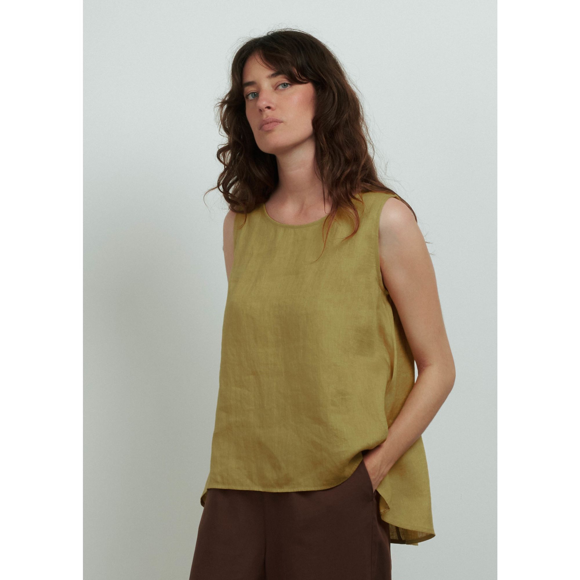 BLUSA MUSTARD CONBIPEL