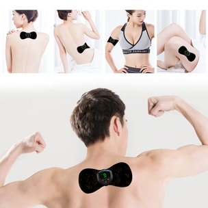 Estimulador electrónico EMS DG3Q, especial para cuello y espalda. Ayuda a aliviar el dolor muscular y la fatiga. Batería recargable.