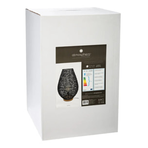 Lampe "Etel" noir H55cm