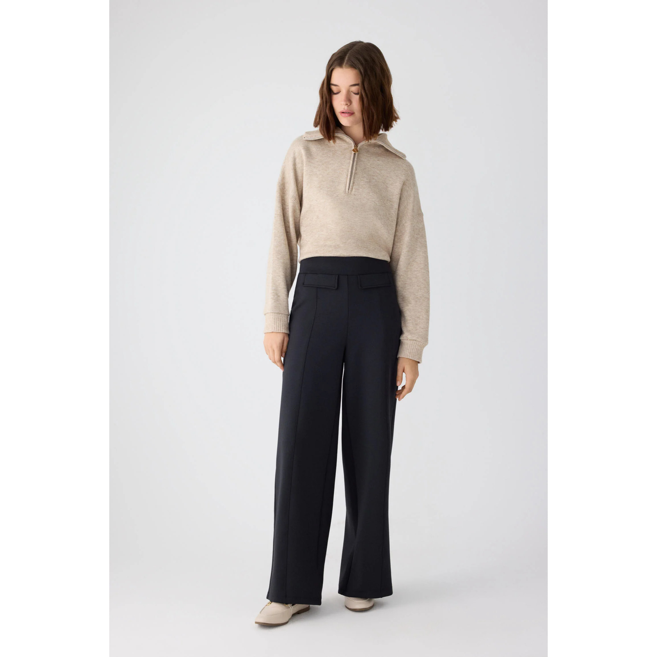Pantalone comfort larghi