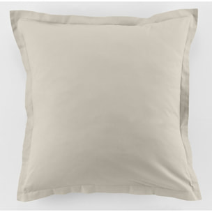 Parure Housse De Couette + 1 taie 100% Coton 57fils Ivoire