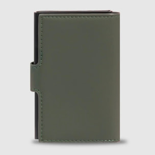 Piquadro Portacarte automatico in metallo, schermato con protezione RFID