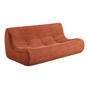 Chauffeuse velours côtelé 3 places SOKOL