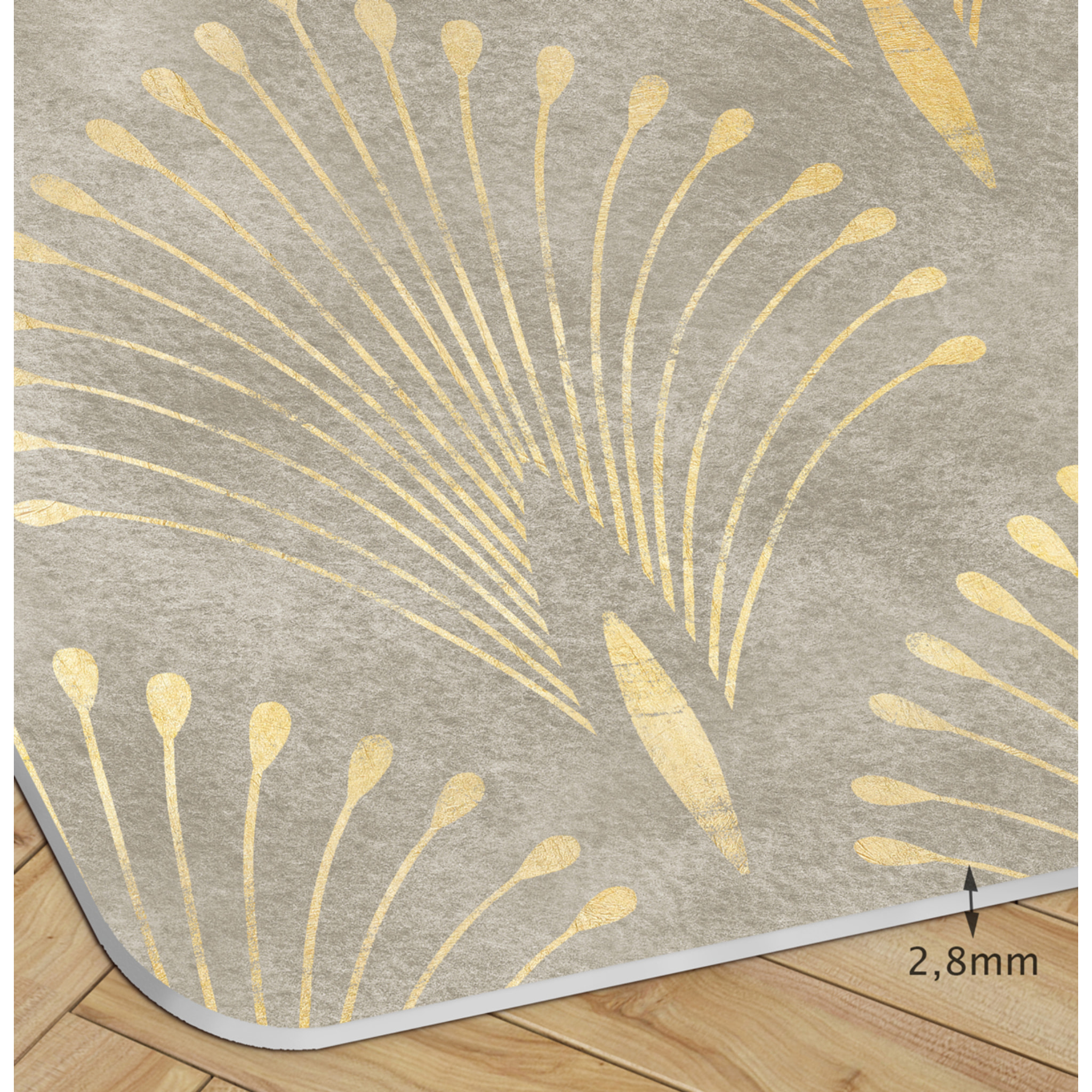 VINILIKO, set de 4 individuales de mesa Akira siena tostado 4u-30x45 cm