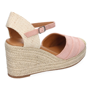Sandalia de Cuña de Yute para Mujer, Comodo y Elegante, Diseño Moderno