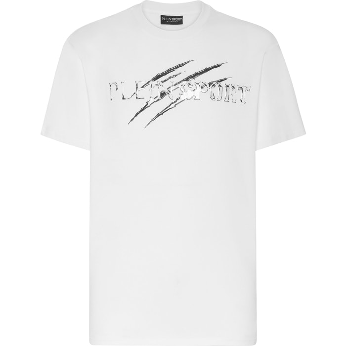PLEIN SPORT T-shirt girocollo a maniche corte CHROME