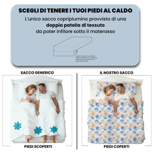 COPRIPIUMINO FASHION, 100% Microfibra, No Stiro - SPIRALS