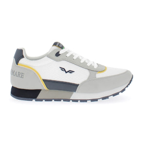 Armata di Mare Scarpe Uomo Sneakers Vintage Running con Soletta Rimovibile in Memory Foam AMU SS23N303 Off White