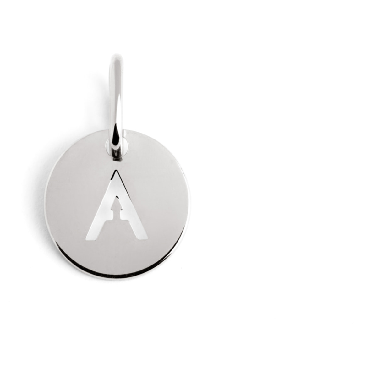 Mini Medallion Letter Plata