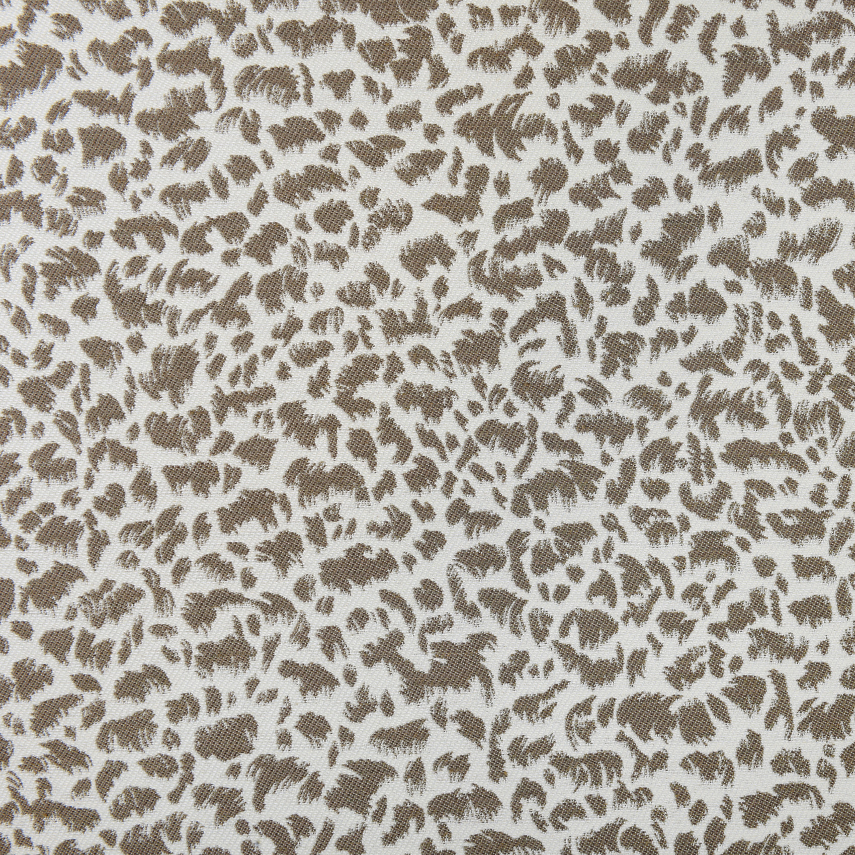Rideau jacquard abstrait texturé à oeillets - Taupe