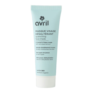 A l'Extrait d'Algue Rouge - Masque visage désaltérant