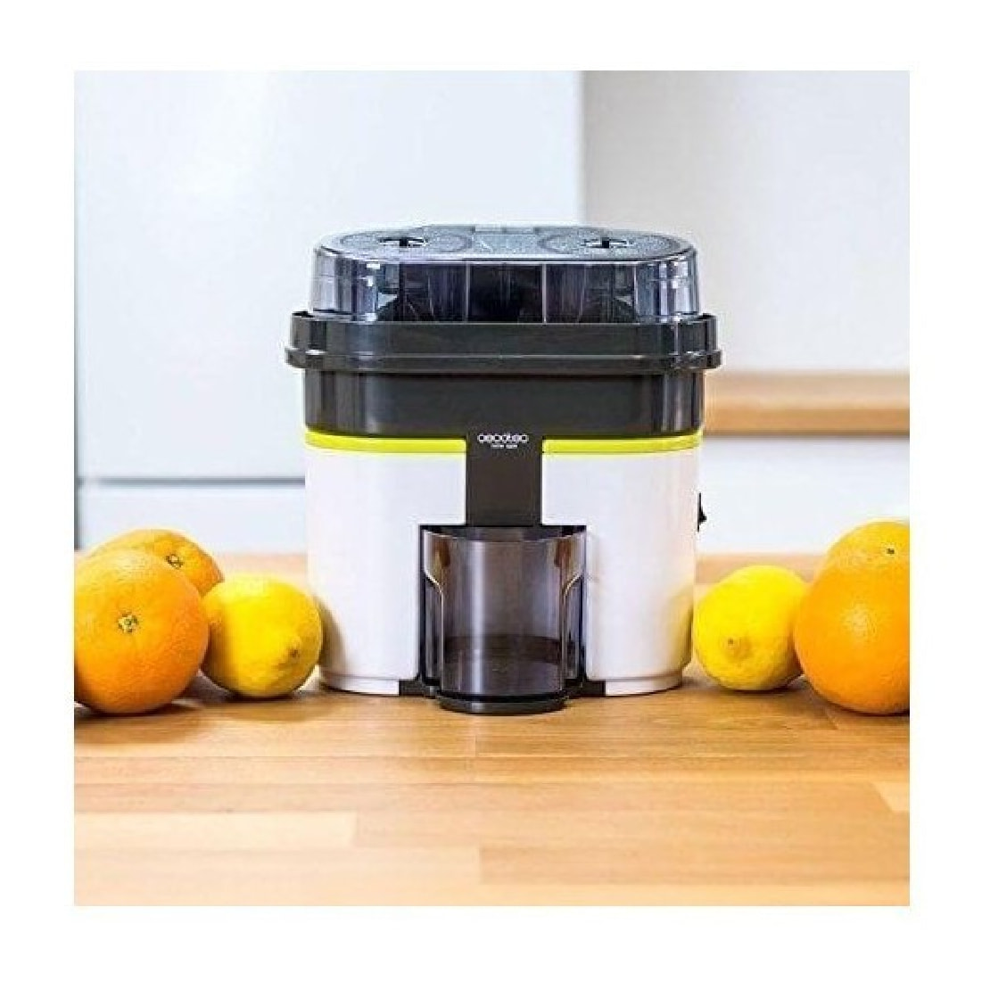 Exprimidor Cecojuicer Zitrus Turbo. 90 W, 2 Cabezales, Depósito de 500 ml, Libre