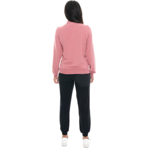 Tuta invernale donna con collo alto e zip linea Chic Tones