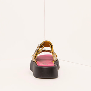 Sandalias 1858 SNAKE LIMON/ MALAGA color Limon