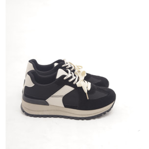 SNEAKERS RUNNING COLOUR BLOCK NERO
