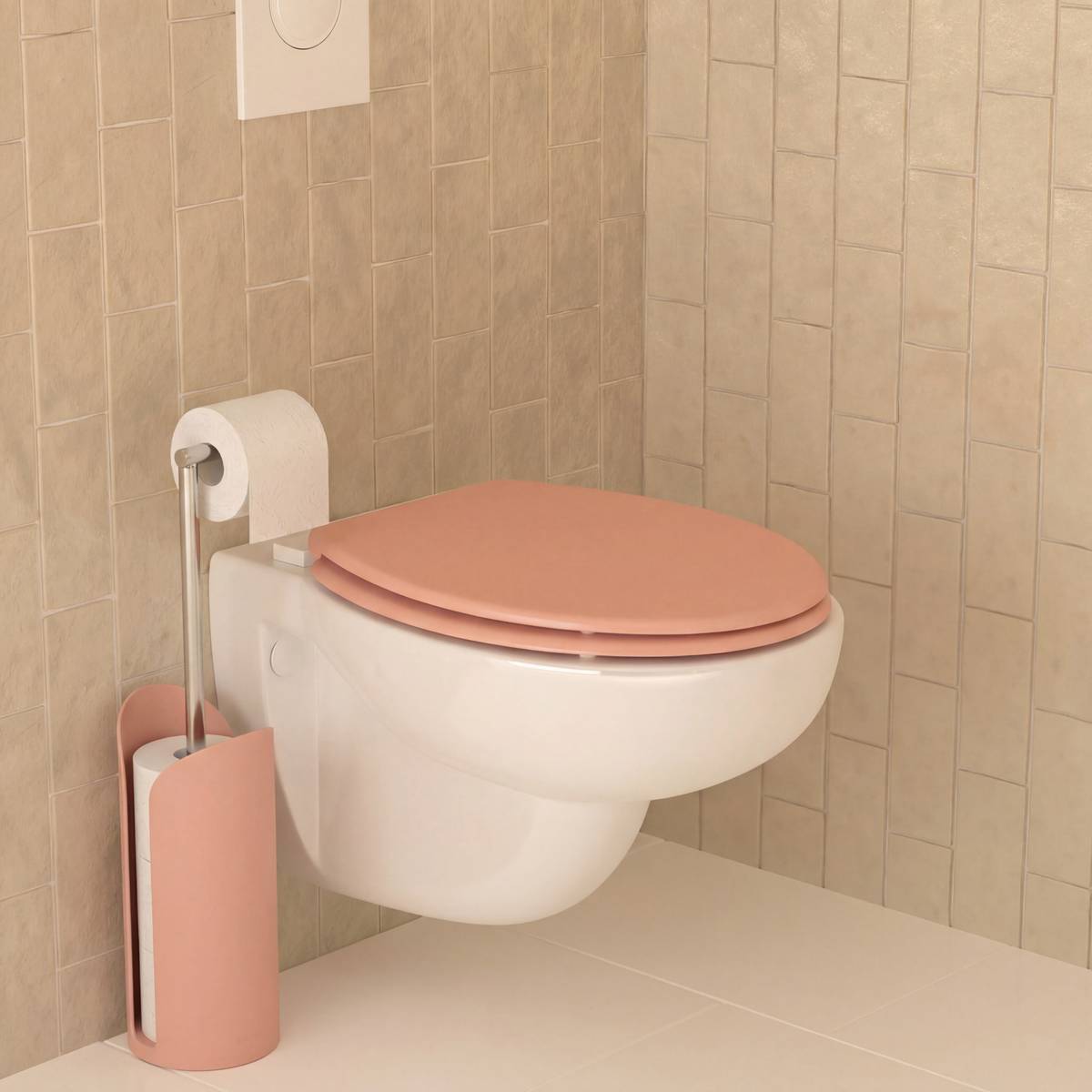 Dérouleur Colorama rond H.60cm rose