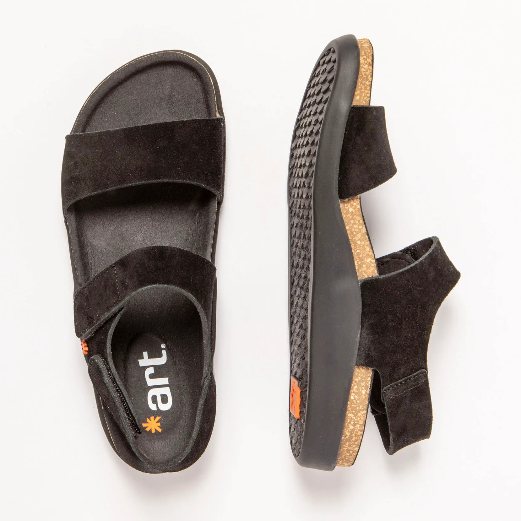 Sandalias 1386S SILK SUEDE BLACK/ BIARRITZ color Black