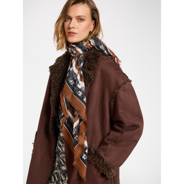 Elena Mirò - Foulard stampato - Nero