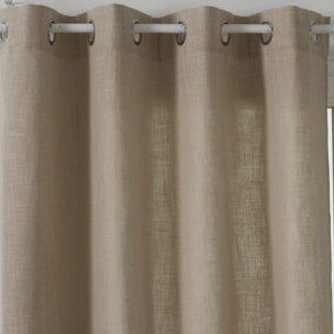 Rideau "Clem" beige 140x260cm