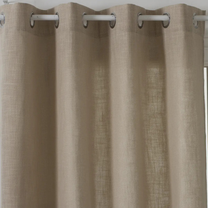 Rideau "Clem" beige 140x260cm
