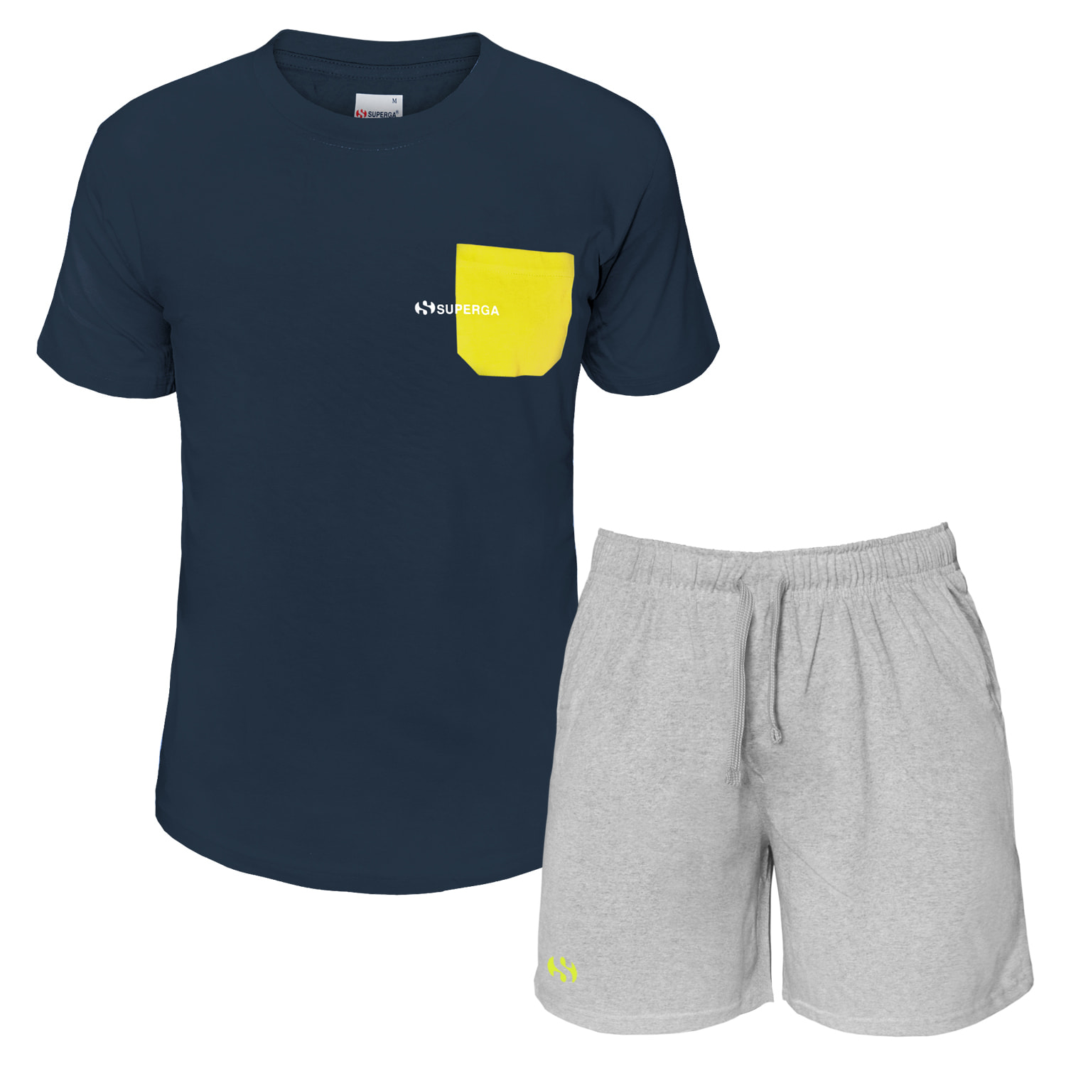 Completo Uomo SUPERGA Corto Cotone Jersey