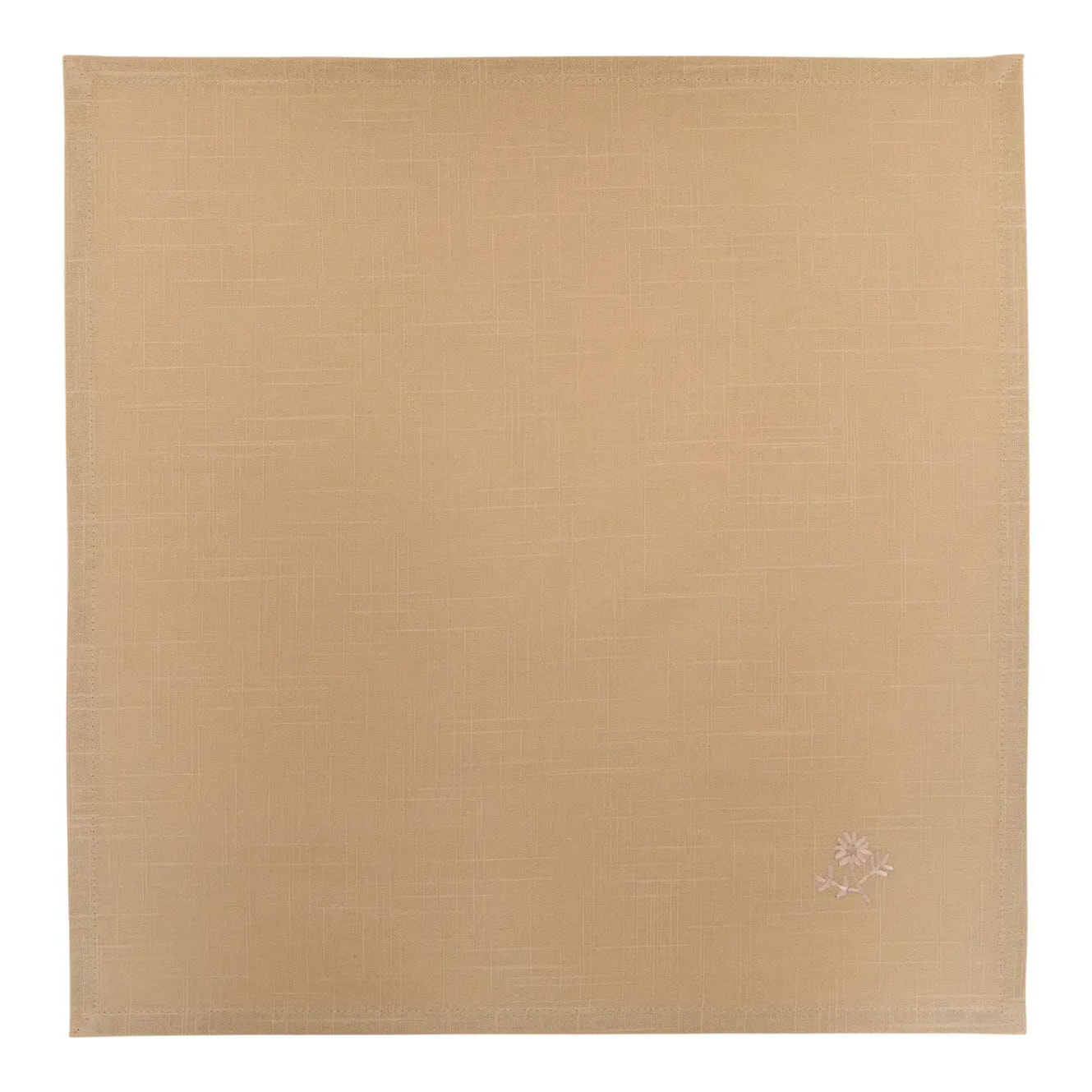 4 serviettes de table Joy 40x40cm beige lin