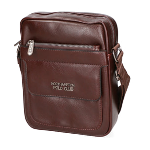 Borsa a tracolla da Uomo in Ecopelle Prodotto Vegano 19x23x6 cm