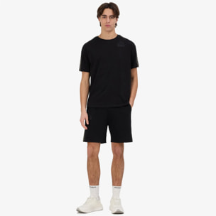 Kappa - Pantaloni Corti Uomo Nero - Logo Tape Gerri