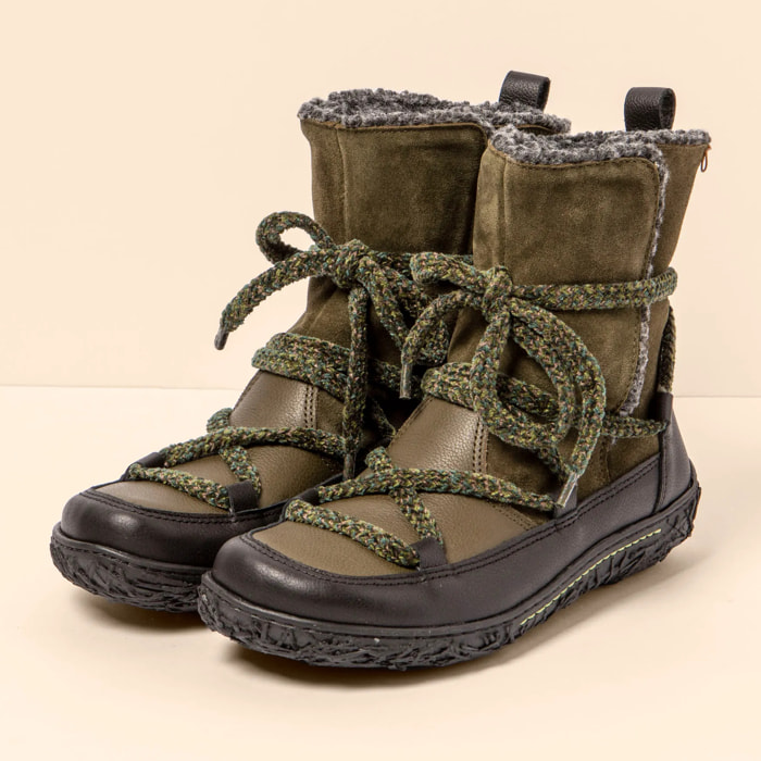 Botines N5455 MULTI LEATHER BLACK-FOREST/ NIDO color Black-forest