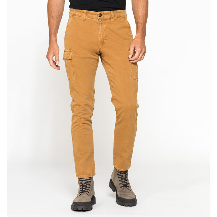CARGO MOD. 619 SLIM FIT IN PESANTE GABARDINA STRETCH