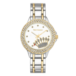 Reloj Juicy Couture JC1283WTTT Mujer Analogico Cuarzo con Correa de Metal