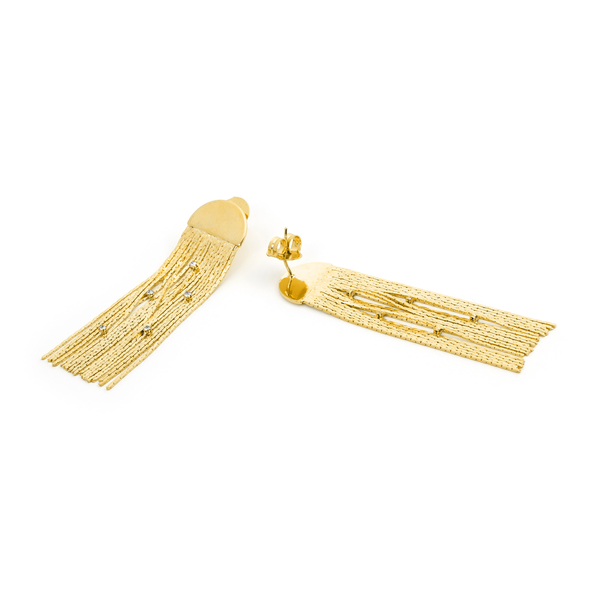 Pendientes acabado en oro amarillo de 18k