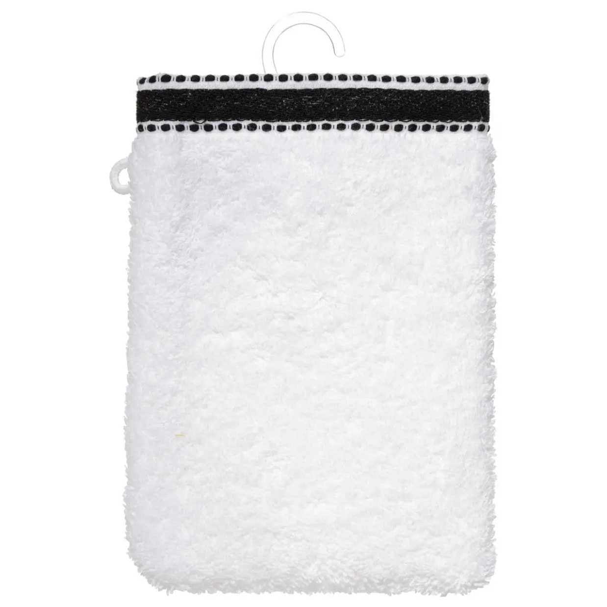 Lot de 2 gants de toilette "Joia" blanc 15x21cm