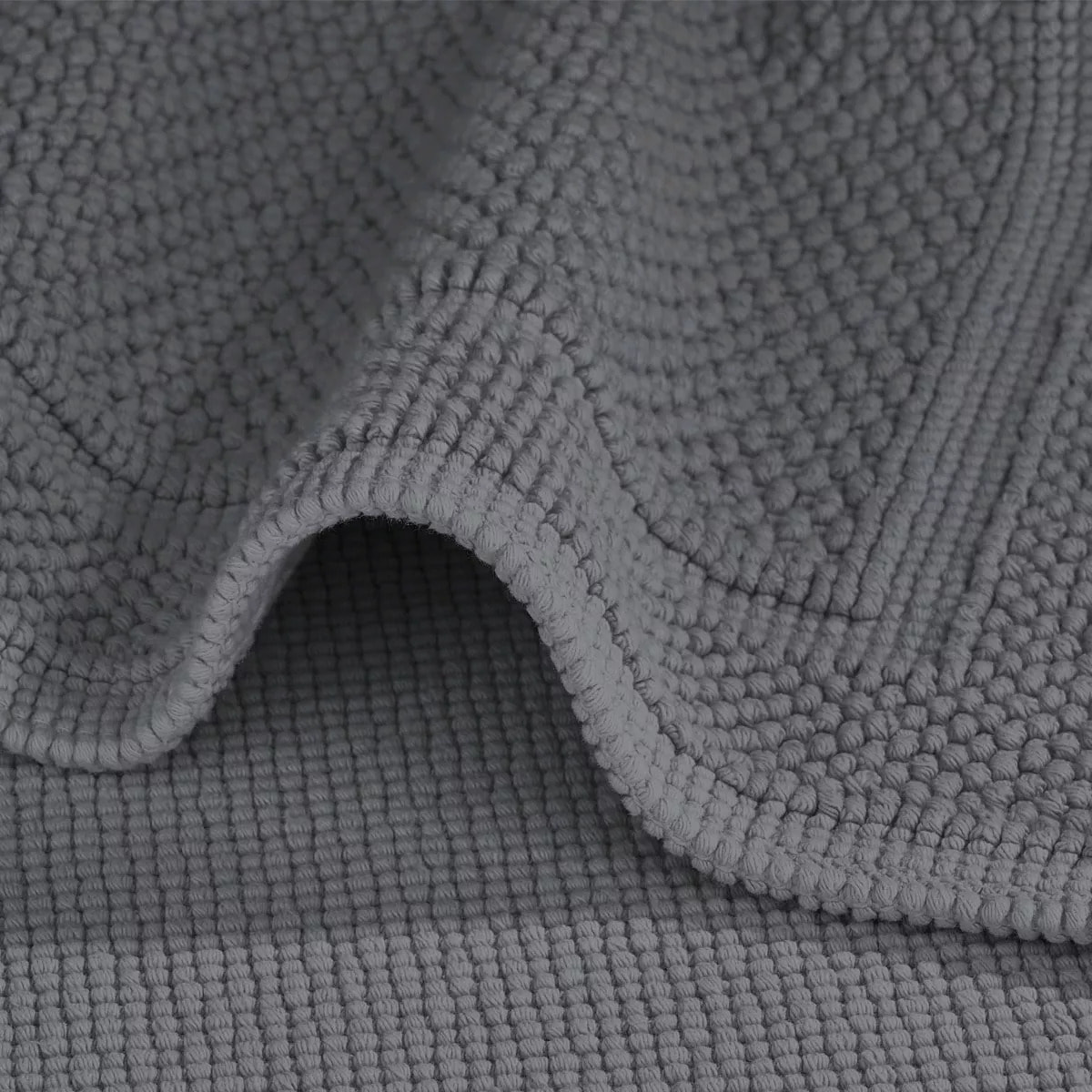 Tapis de bain pur coton 1700 g/m² uni anthracite Antica anthracite