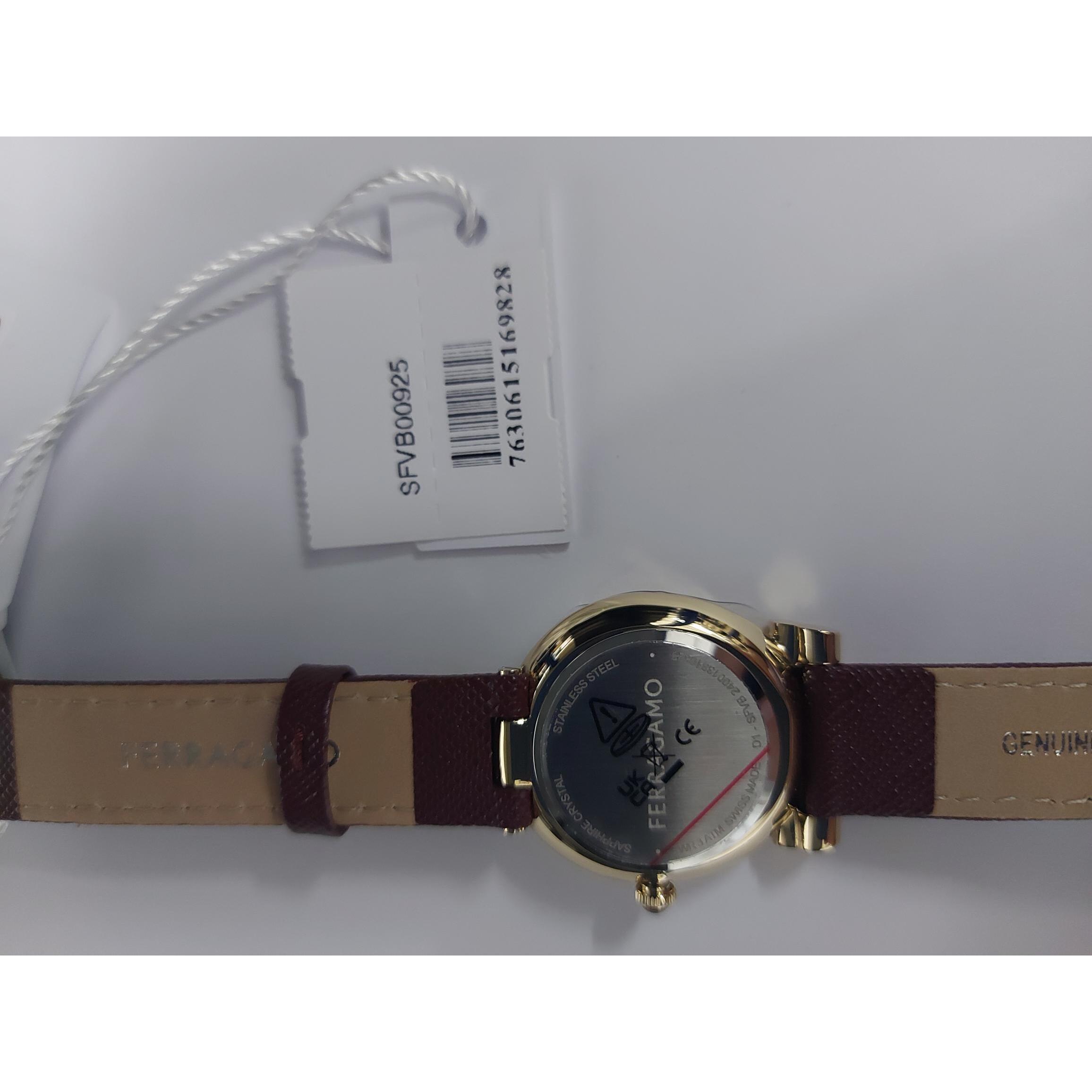 Ferragamo Orologio Analogico Al Quarzo Vb-Gancini Twisted 28Mm-F