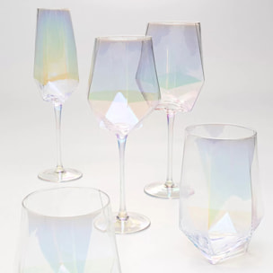 Flûtes à champagne Diamond set de 4 Kare Design