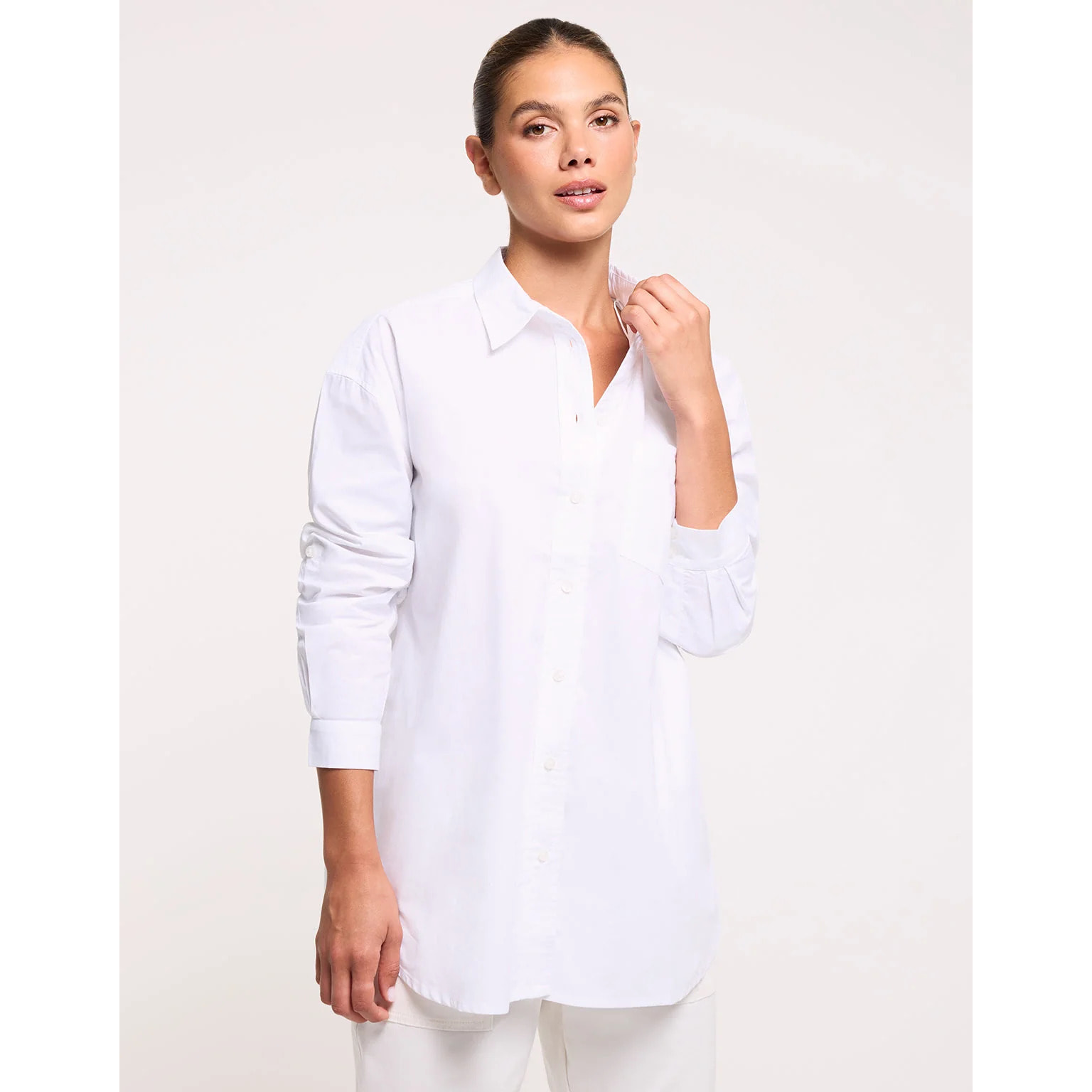 Camisa Manga Larga Blanco - Agudo
