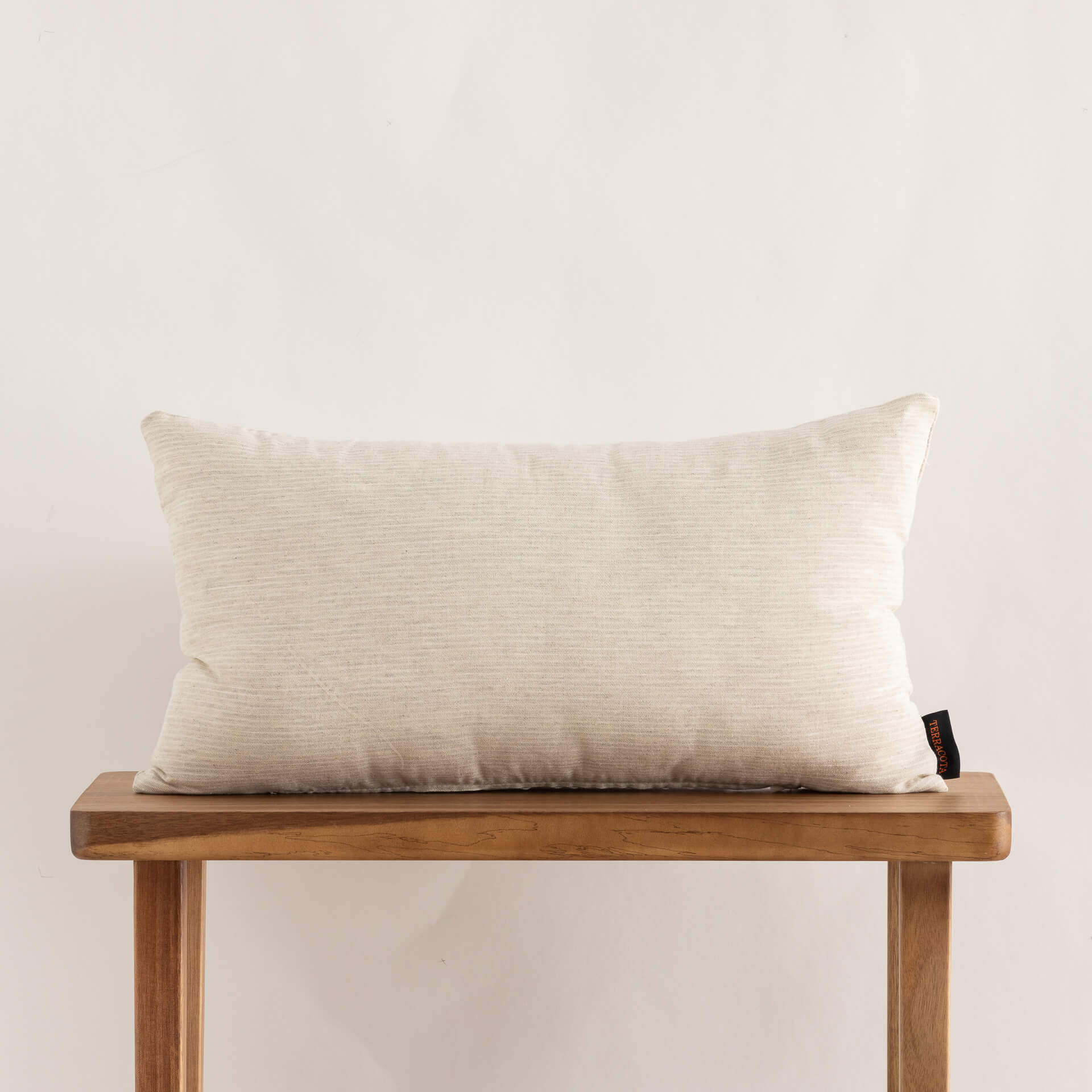 Housse de coussin jacquard 30x50 cm Jávea pequeña Gris Clair